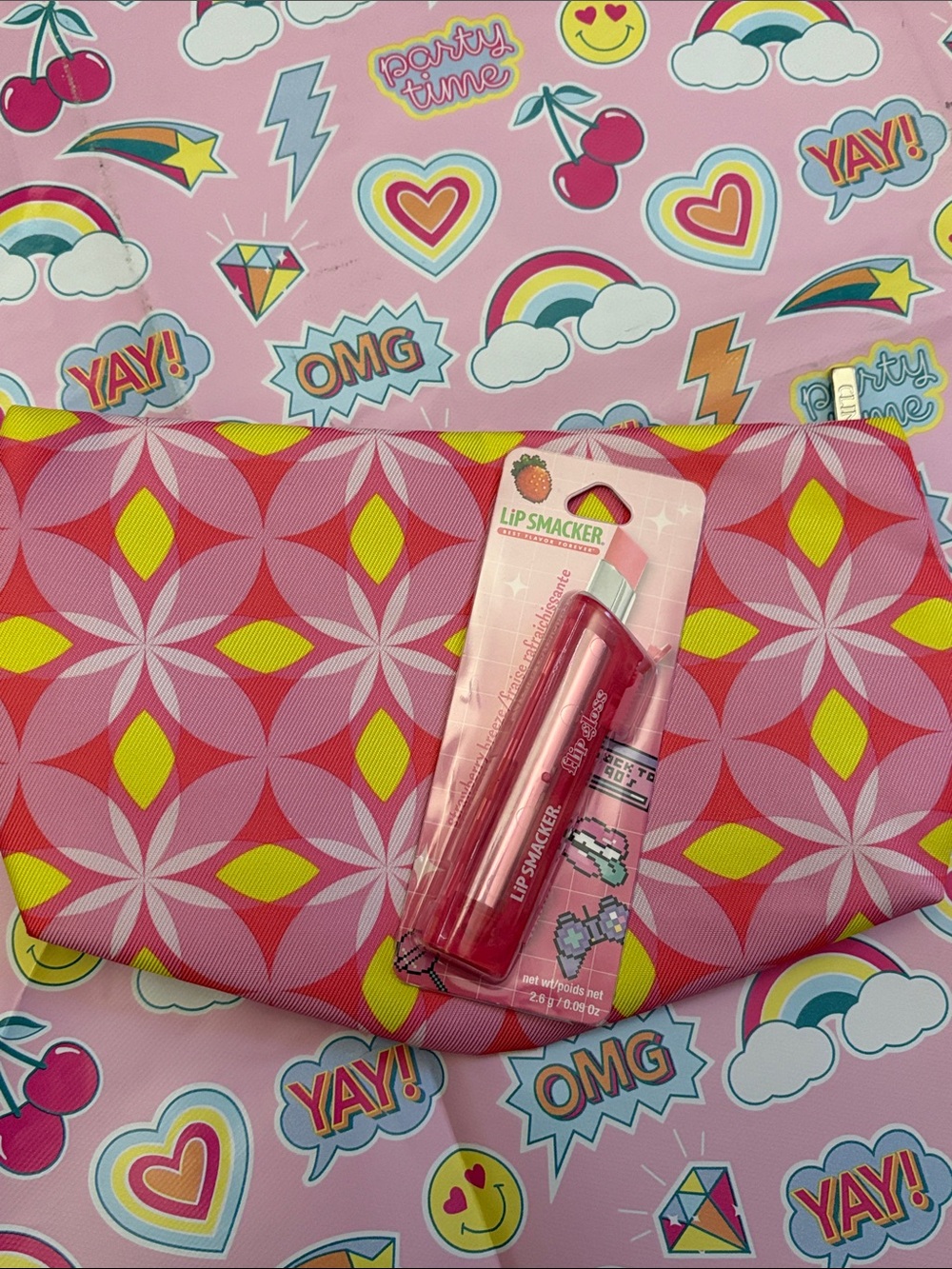 Lip Smacker Flip Strawberry Gloss Set 🩷💛